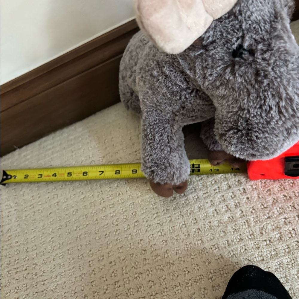 Gray Elephant Plush Toy